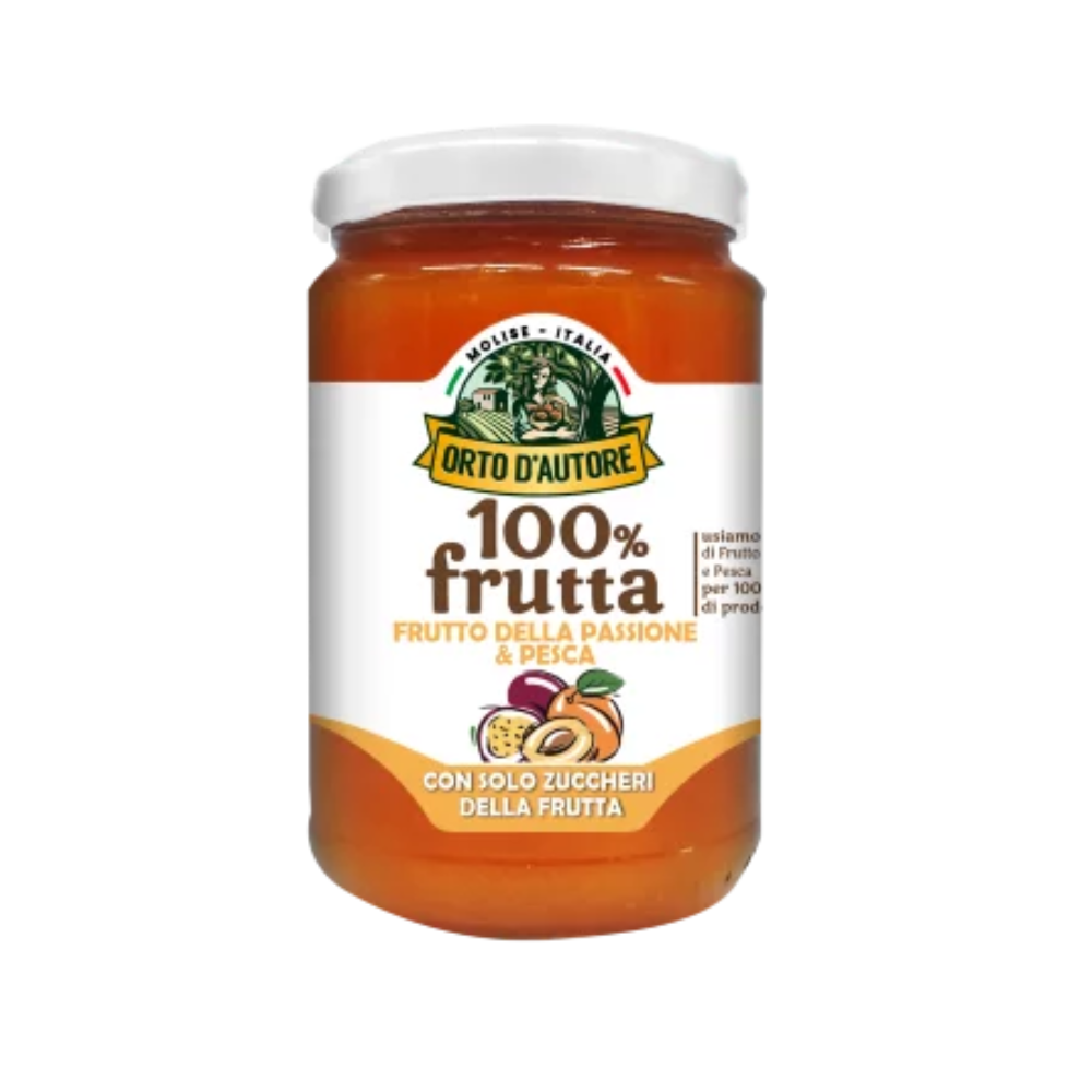 Pasiflorų ir persikų uogienė, 340g