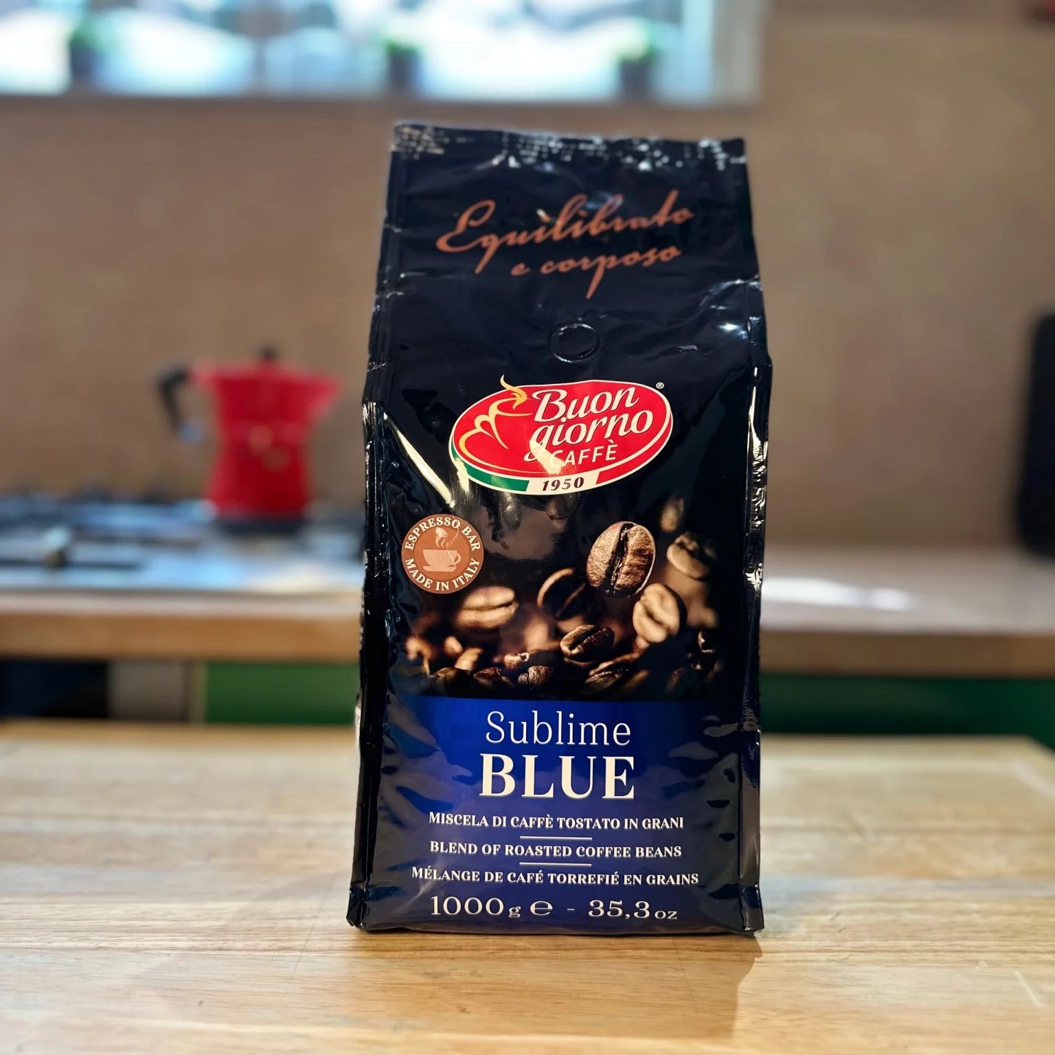 Buon Giorno Sublime blu kavos pupelės, 1kg